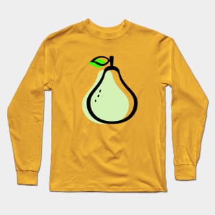 Tutti Frutti Pear Tart Green Long Sleeve T-Shirt